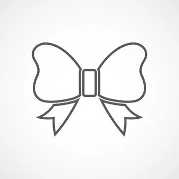 The bow icon. Vector illustration Stock Illustration