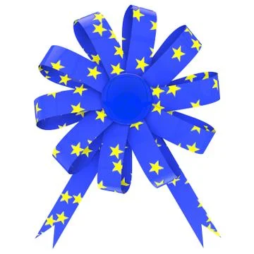 Bow on the isolated background Stock Illustration