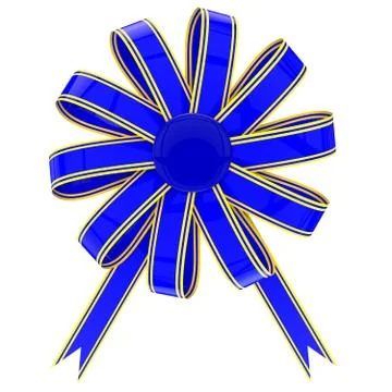 Bow on the isolated background Stock Illustration