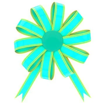 Bow on the isolated background Illustrazione stock