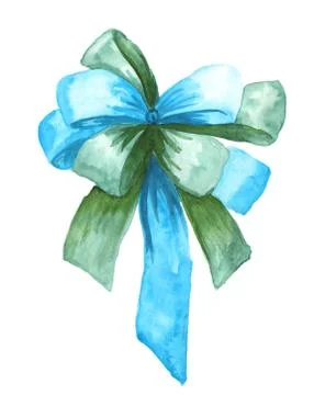 Bow isolated on white background Stock Illustration