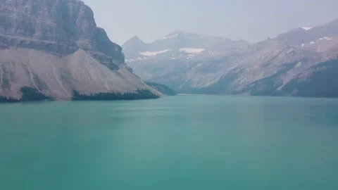 Bow lake, Alberta, Canada Stock Footage 205863460