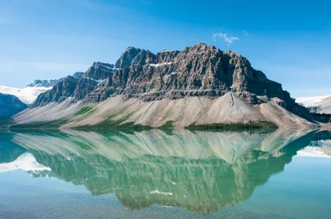 Bow lake Stockfoto's