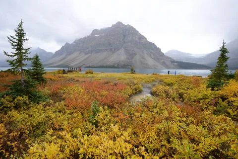 Bow lake Stock Photos