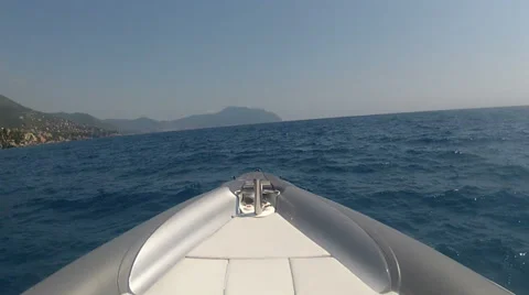 Bow of maxi rib Stock Footage 32324033