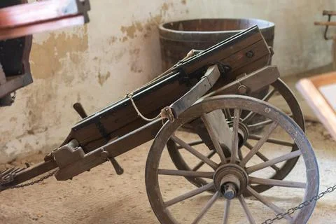 Bow is mounted on the frame Stock Photos