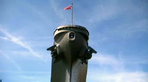 Bow of the navy Stock Footage 377296