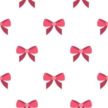 Bow pattern seamless Stock Illustration