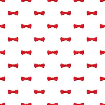 Bow pattern seamless Stock Illustration