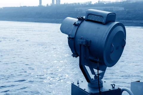 Bow of the searchlight Stock Photos