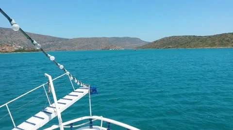 On the bow of the ship Stock Footage 52339353