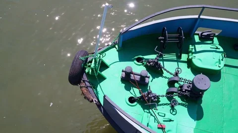 The bow of the ship Stock Footage 82997039