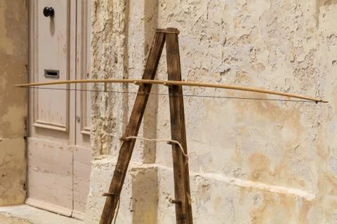 Bow on stand Stock Photos