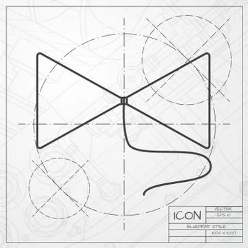 Bow on string Stock Illustration