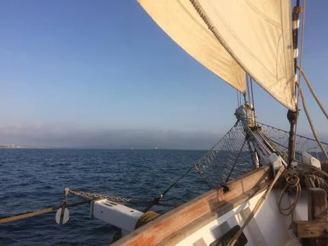 Bow of a tall ship Stock Photos