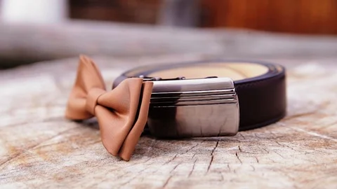 Bow tie and belt 動画素材 125221007