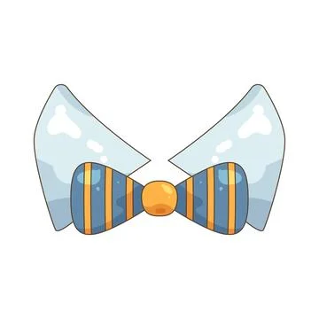 Bow tie and collar Stock-Illustration