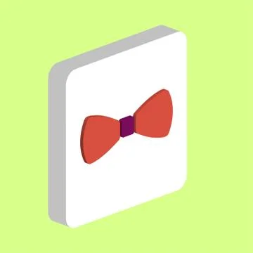 Bow tie computer symbol Stock Illustration