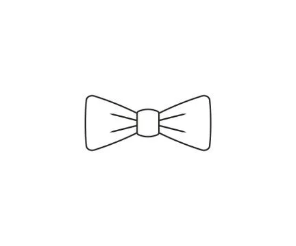 Bow tie, dress code icon. Vector illustration. Stock Illustration