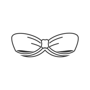 Bow tie icon 스톡 일러스트