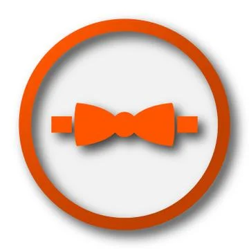 Bow tie icon. Internet button on white background.. Stock Illustration