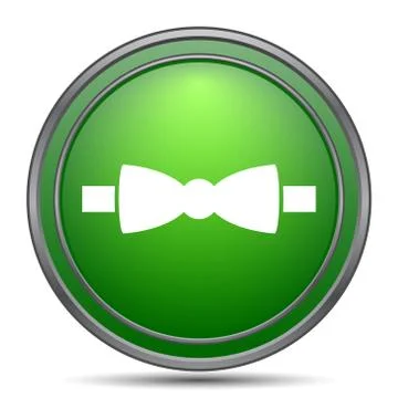 Bow tie icon. Internet button on white background.. Stock Illustration