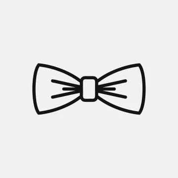 Bow tie icon logo design. simple flat vector illustration Illustrazione stock