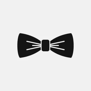 Bow tie icon logo design. simple flat vector illustration Stock Illustration