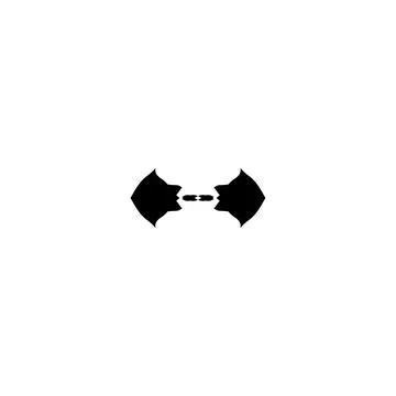 Bow tie icon. Simple style man fashion poster background symbol. Bow tie te.. Stock Illustration