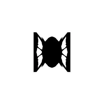 Bow tie icon. Simple style man fashion poster background symbol. Bow tie te.. Stock Illustration