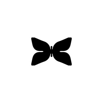 Bow tie icon. Simple style man fashion poster background symbol. Bow tie te.. Stock Illustration