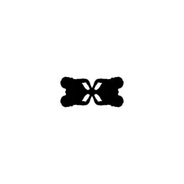 Bow tie icon. Simple style man fashion poster background symbol. Bow tie te.. Stock Illustration