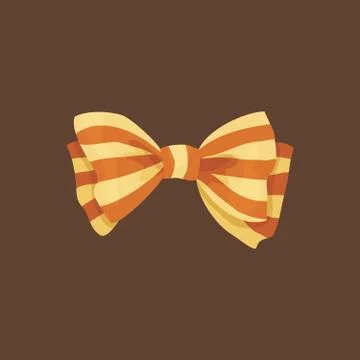 Bow tie isolated on white background Stock Illustration