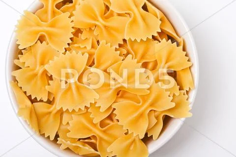 Bow tie pasta Stock Photos