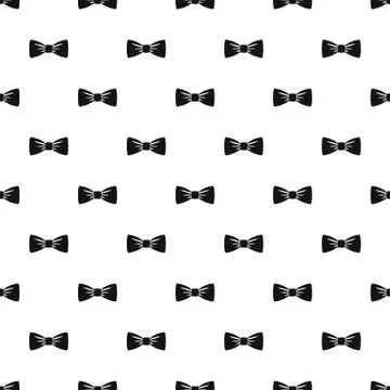 Bow tie pattern seamless Stock Illustration