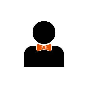 Bow tie people vector design template illustration 스톡 일러스트