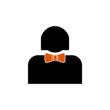 Bow tie people vector design template illustration Иллюстрация