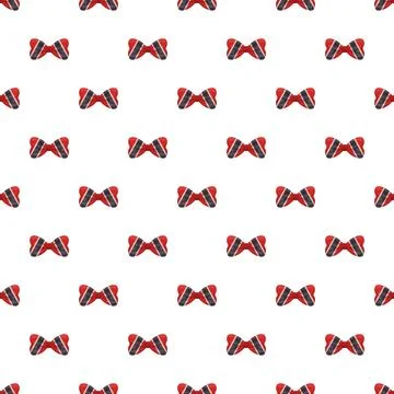 Bow tie repeating pattern for fashion and design Illustrazione stock