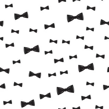 Bow Tie Seamless Pattern, Father s Day Background  Illustration 스톡 일러스트