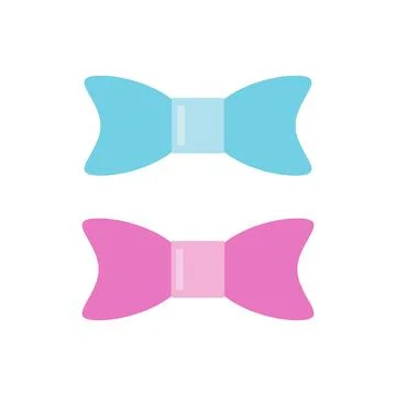 Bow tie silhouette vector isolated icon Stock Illustration
