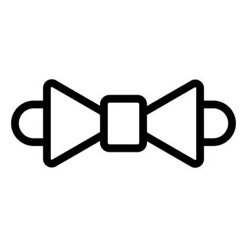 Bow tie Vector Icon Design Illustration Illustrazione stock