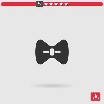 Bow tie vector icon Stock Illustration