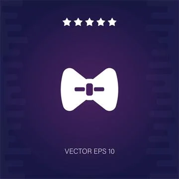 Bow tie vector icon Stock Illustration