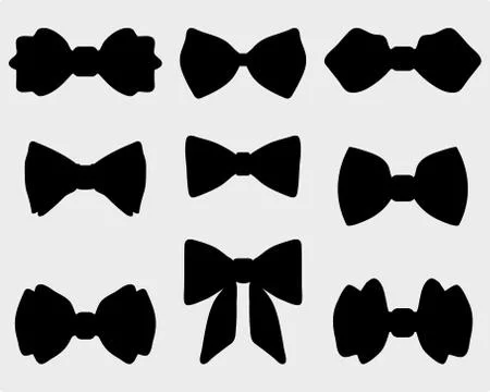 Bow ties Stock Illustration