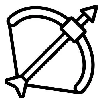 Bow Vector Icon Design Illustration Stock Illustration