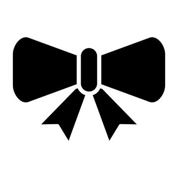 Bow Vector Icon Design Illustration Stock Illustration