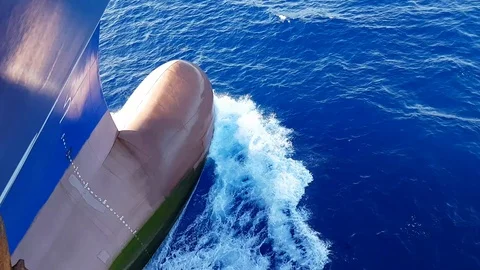 Bow of the vessel Stock Footage 94537415