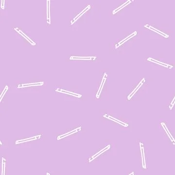 Bow violin line vector seamless pattern black 스톡 일러스트