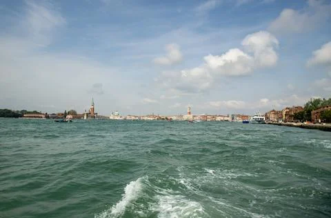 Bow wake Stock Photos