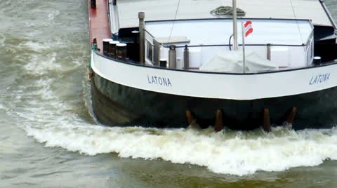 Bow wave Video stock 23711597